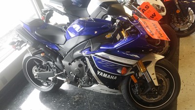 Yamaha R1 In Dealership Picture